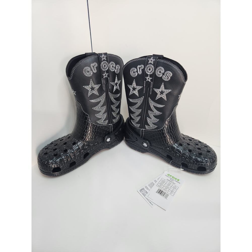 NWT Authentic Crocs Classic Cowboy Boot Croctober 2023 Limited Edition M4 / W6 - Picture 5 of 10